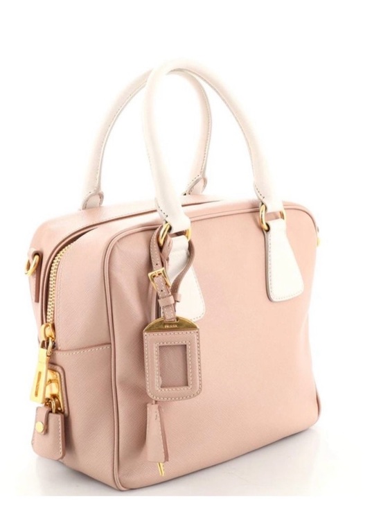 Prada Handbags - PRADA Saffiano Leather Shoulder Bag